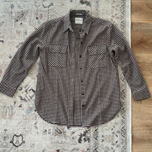 Abercrombie plaid oversized button down. Size small.
